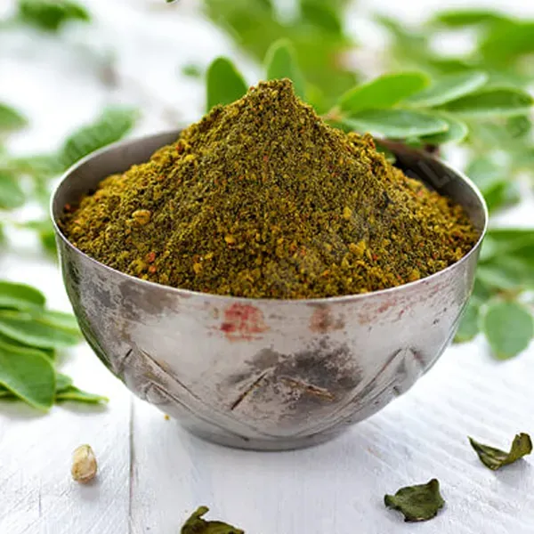 Best Munagaku Karam Podi Near Me, Homemade Andhra Munagaku Karam Podi, Andhra Moringa Leaf Spice Powder Online, Traditional Munagaku Podi, Buy South Indian Homemade Foods Online