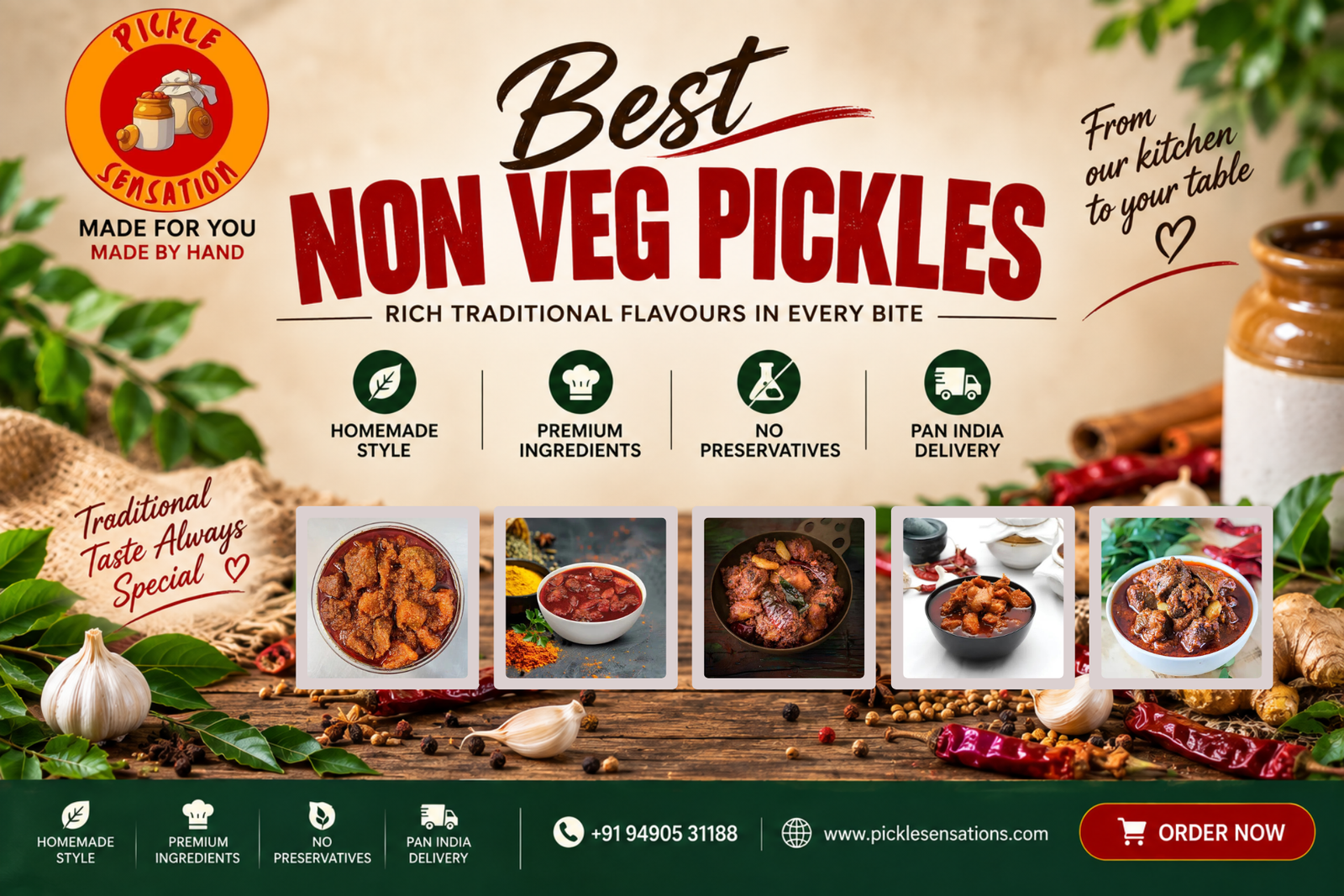 Best Non Veg Pickles Online – Authentic Andhra Pickles